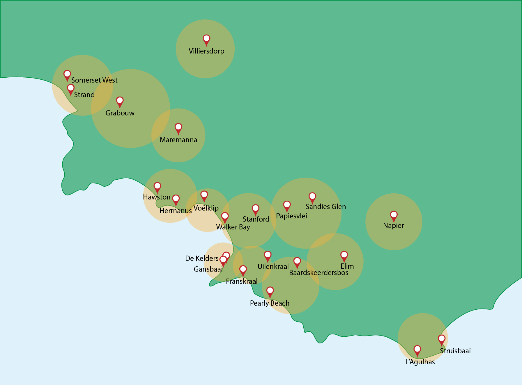 Orca Technologies - Coverage Map